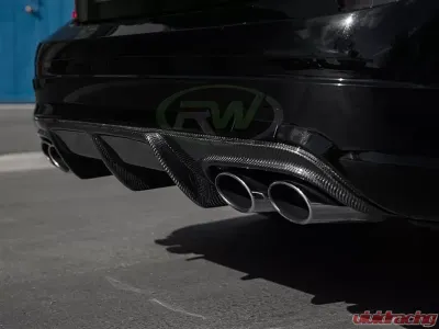 RW Carbon Arkym Style Carbon Fiber Diffuser Mercedes-Benz C63 2008-2011 - mercw20418