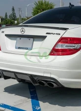 RW Carbon Arkym Style Carbon Fiber Diffuser Mercedes-Benz C63 2008-2011                                     - mercw20418 - Image 2