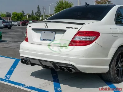 RW Carbon Arkym Style Carbon Fiber Diffuser Mercedes-Benz C63 2008-2011 - mercw20418