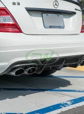 RW Carbon Arkym Style Carbon Fiber Diffuser Mercedes-Benz C63 2008-2011                                     - mercw20418 - Image 4