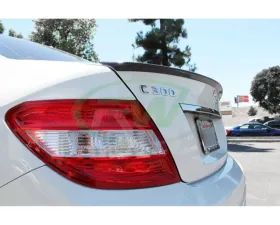 RW Carbon AMG Style Carbon Fiber Trunk Spoiler Mercedes-Benz W204 Sedan 2008-2014