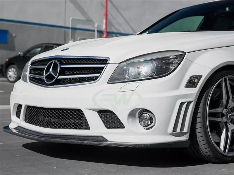 RW Carbon Arkym Style CF Front Lip Mercedes-Benz C63 AMG W204 2008-2011 - mercw20437