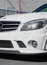 RW Carbon Arkym Style CF Front Lip Mercedes-Benz C63 AMG W204 2008-2011                                     - mercw20437 - Image 6