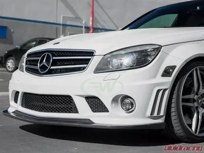 RW Carbon Arkym Style CF Front Lip Mercedes-Benz C63 AMG W204 2008-2011 - mercw20437