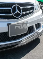 RW Carbon Arkym Style CF Front Lip Mercedes-Benz C63 AMG W204 2008-2011                                     - mercw20437 - Image 2