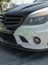 RW Carbon Arkym Style CF Front Lip Mercedes-Benz C63 AMG W204 2008-2011                                     - mercw20437 - Image 4