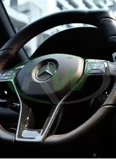 RW Carbon Fiber Steering Wheel Trim Mercedes-Benz W176 | W246 | X204 2011-2020                                     - mercw20439 - Image 4