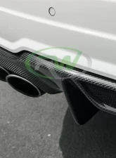 RW Carbon DTM Carbon Fiber Rear Diffuser Mercedes-Benz W204 C63 AMG 2012-2015                                     - mercw20440 - Image 2