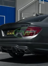 RW Carbon DTM Carbon Fiber Rear Diffuser Mercedes-Benz W204 C63 AMG 2012-2015                                     - mercw20440 - Image 4