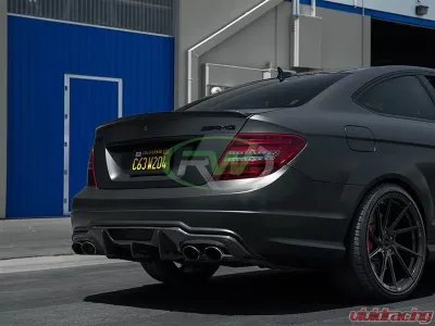 RW Carbon DTM Carbon Fiber Rear Diffuser Mercedes-Benz W204 C63 AMG 2012-2015 - mercw20440