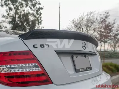 RW Carbon DTM Style CF Trunk Spoiler Mercedes-Benz W204 Coupe 2012-2014 - mercw20441