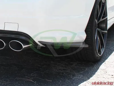RW Carbon Fiber Rear Bumper Splitters Mercedes-Benz W204 2008-2011 - mercw20442