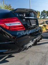 RW Carbon CF Rear Bumper Splitters Mercedes-Benz W204 2012-2014                                     - mercw20446 - Image 3