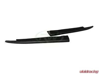 RW Carbon CF Rear Bumper Splitters Mercedes-Benz W204 2012-2014 - mercw20446