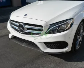 RW Carbon Fiber Front Lip Spoiler Mercedes-Benz W205 2015-2018