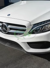 RW Carbon Fiber Front Lip Spoiler Mercedes-Benz W205 2015-2018                                     - mercw20503 - Image 6