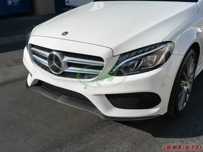 RW Carbon Fiber Front Lip Spoiler Mercedes-Benz W205 2015-2018 - mercw20503