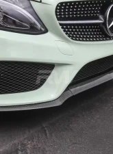 RW Carbon Fiber Front Lip Spoiler Mercedes-Benz W205 2015-2018                                     - mercw20503 - Image 3