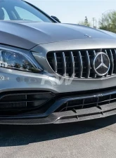 RW Carbon BRS Style CF Front Lip Mercedes-Benz W205 C63 2015-2021                                     - mercw20507 - Image 6