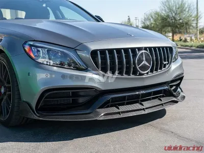 RW Carbon BRS Style CF Front Lip Mercedes-Benz W205 C63 2015-2021 - mercw20507