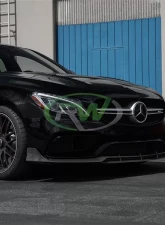 RW Carbon BRS Style CF Front Lip Mercedes-Benz W205 C63 2015-2021                                     - mercw20507 - Image 2