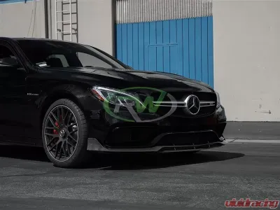 RW Carbon BRS Style CF Front Lip Mercedes-Benz W205 C63 2015-2021 - mercw20507