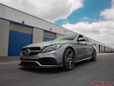 RW Carbon BRS Style CF Front Lip Mercedes-Benz W205 C63 2015-2021 - mercw20507