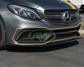 RW Carbon Fiber Front Trim Mercedes-Benz W205 C63 AMG 2015-2021
