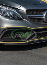 RW Carbon Fiber Front Trim Mercedes-Benz W205 C63 AMG 2015-2021                                     - mercw20510 - Image 6
