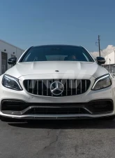 RW Carbon Fiber Front Trim Mercedes-Benz W205 C63 AMG 2015-2021                                     - mercw20510 - Image 4