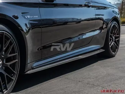 RW Carbon GTX CF Side Skirt Extensions Mercedes-Benz W205 2015-2021 - mercw20511