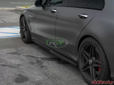RW Carbon GTX CF Side Skirt Extensions Mercedes-Benz W205 2015-2021 - mercw20511
