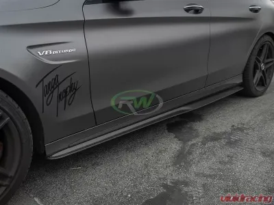 RW Carbon GTX CF Side Skirt Extensions Mercedes-Benz W205 2015-2021 - mercw20511