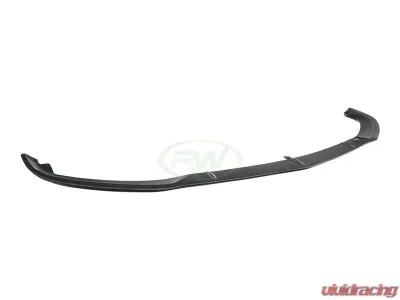 RW Carbon Edition 1 Style CF Front Lip w/ SLiPLO Anti-Scrape Kit Mercedes-Benz W205 C63 | C63S 2015-2021 - mercw20514-1