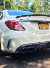 RW Carbon Aluminum Exhaust Tips Mercedes-Benz W205 | W212 2014-2018                                     - mercw20516 - Image 4