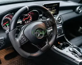 RW Carbon Fiber Steering Wheel Trim Mercedes-Benz AMG W205 | W213 | W218 2015-2021