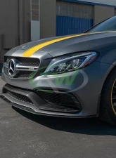 RW Carbon ED1 Style CF Lip Mercedes-Benz W205 C63 | C63S 2017-2021                                     - mercw20520 - Image 2