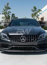 RW Carbon ED1 Style CF Lip Mercedes-Benz W205 C63 | C63S 2017-2021                                     - mercw20520 - Image 3
