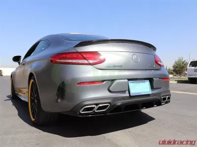 RW Carbon ED1 Style CF Trunk Spoiler w/ 3M Tape Mercedes-Benz W205 2016-2021 - mercw20522-1