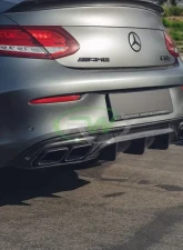 RW Carbon CF Diffuser Mercedes-Benz W205 C63 | C63S 2017-2018                                     - mercw20523 - Image 6
