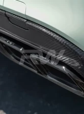 RW Carbon Style Exhaust Tips Black Chrome Mercedes-Benz C63 | C63S AMG 2015-2021                                     - mercw20531-1 - Image 4