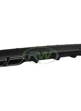 RW Carbon Rear Diffuser Conversion Kit for C Class Mercedes-Benz C63 2015-2021                                     - mercw20532 - Image 3