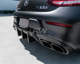 RW Carbon DTM CF Diffuser Mercedes-Benz W205 C63 | C63S Coupe 2019-2021