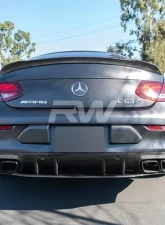 RW Carbon CF Diffuser Mercedes-Benz W205 C63 | C63S Coupe 2019-2021                                     - mercw20542 - Image 3