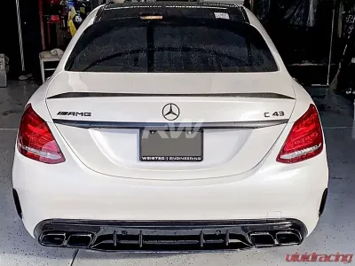 RW Carbon Facelift Style Conversion Kit Diffuser Regular Chrome Mercedes-Benz W205 2015-2022 - mercw20548-c