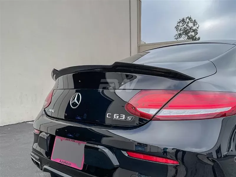 RW Carbon XR Coupe Carbon Fiber Trunk Spoiler Mercedes-Benz W205 C63 | C63S 2015 - mercw20560