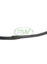 RW Carbon Godhand Style Carbon Fiber Lip Spoiler w/ SLiPLO Anti-Scrape Kit Mercedes-Benz E350 | E550 2010-2013                                     - mercw21203-1 - Image 5