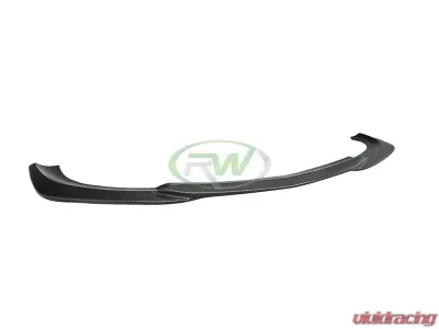 RW Carbon Godhand Style Carbon Fiber Lip Spoiler w/ SLiPLO Anti-Scrape Kit Mercedes-Benz E350 | E550 2010-2013 - mercw21203-1