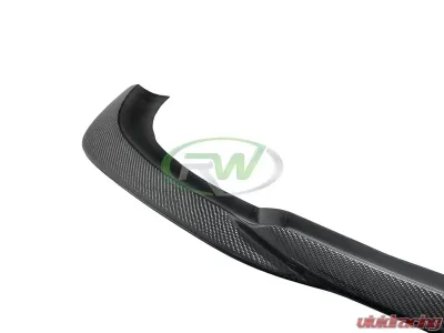 RW Carbon Godhand Style Carbon Fiber Lip Spoiler w/ SLiPLO Anti-Scrape Kit Mercedes-Benz E350 | E550 2010-2013 - mercw21203-1