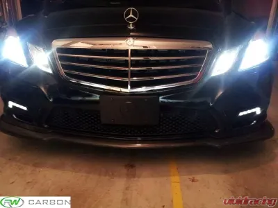 RW Carbon Carlsson Style Carbon Fiber Lip Spoiler Mercedes-Benz E350 | E550 2010-2013 - mercw21210